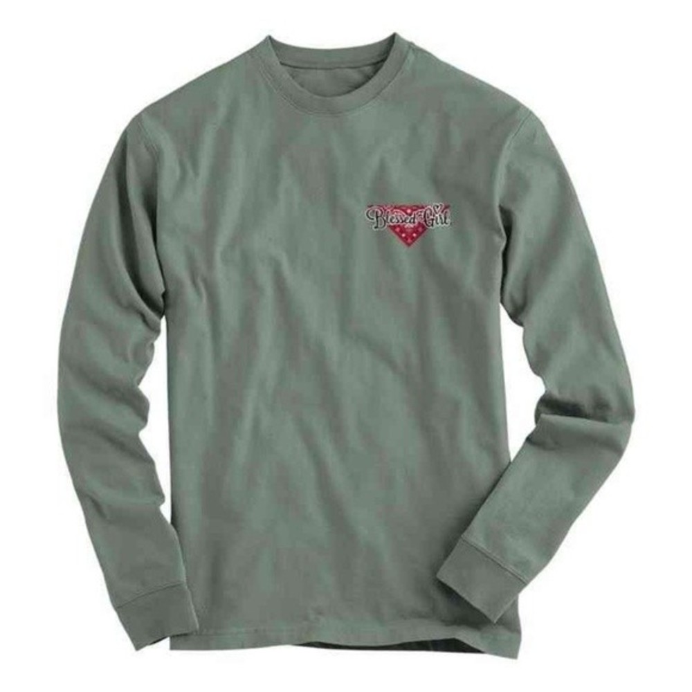 Blessed Girl Womens Long Sleeve T-Shirt - Best Friend - Sagestone - - Picture 5 of 7